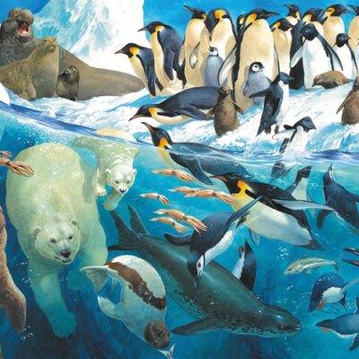 Puzzle Schmidt - Animaux du cercle polaire (100 pièces) – Image 2