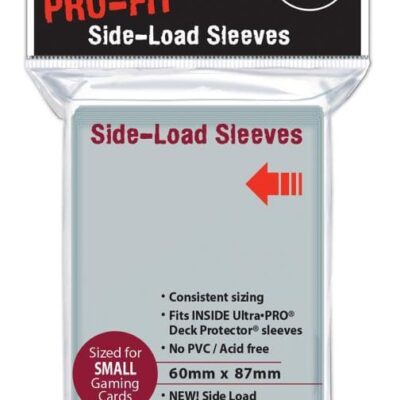 Protège-cartes (sleeves) - Side loaded - Small (60x87mm) – Image 1