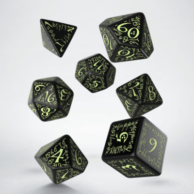 Set de dés - Elfique - Glow in the dark – Image 1