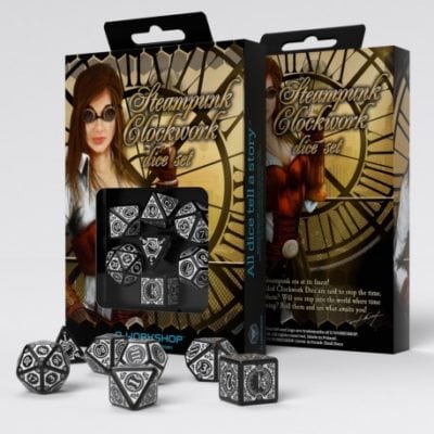 Set de dés - Steampunk - Noir – Image 2