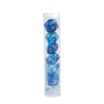 Tube à dés - Bleu cristal – Image 1