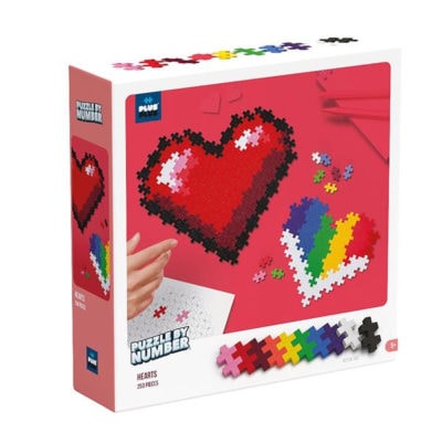 Plus Plus - Boîte Puzzle Coeur (250 Eléments) – Image 1