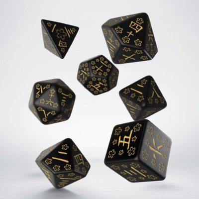 Set de dés - Japanese - Noir – Image 1