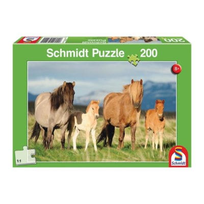Puzzle Schmidt - Famille Cheval (200 pièces) – Image 1