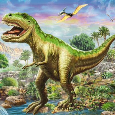 Puzzle Schmidt - Aventure avec les dinosaures (3x48 pièces) – Image 2