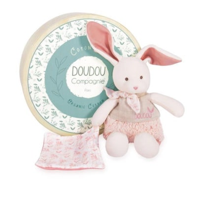 Doudou Lapin - Rose (22 cm) – Image 1